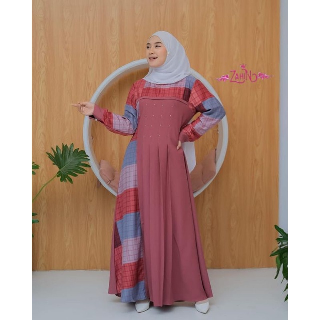 ZAHIN ORI ELIZA DRESS// ELIZA DRESS Series 2// Gamis Two tone //Dress Kondangan // Gamis Bridesmaids