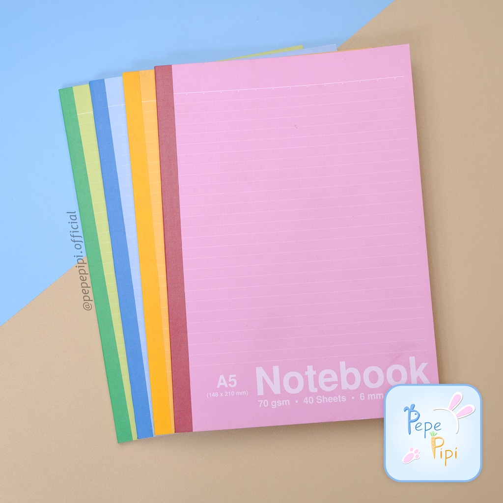 Joyko Notebook Buku NB-705 NB-704 A5 B5 40 Lembar Ruled / Buku Tulis Catatan Bergaris Lucu Unik Murah