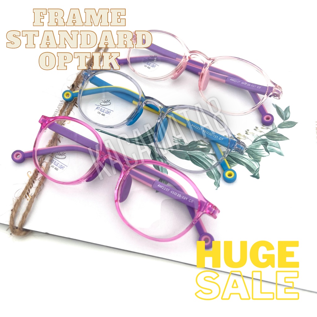 kacamata anak minus standard optik anti radiasi blueray potochromic bluechromic