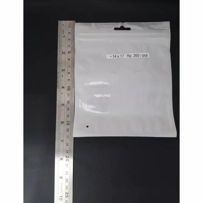 PLASTIK ZIPLOCK PUTIH 14X17CM PLASTIK KLIP PLASTIK SUSU