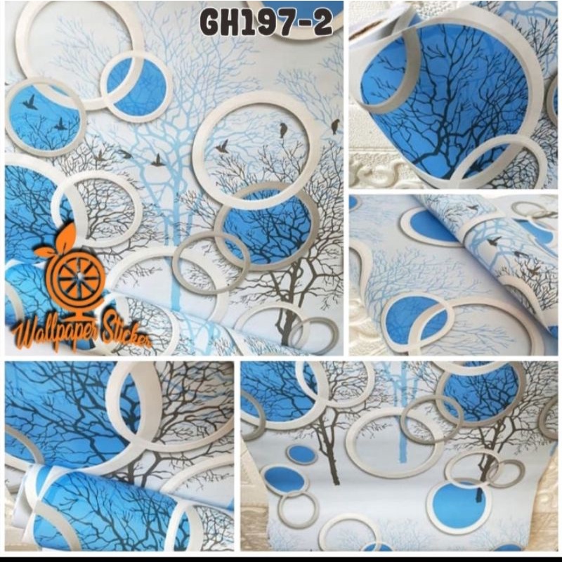 Wallpaper dinding 45cm x 10m cy1184/gh197-2