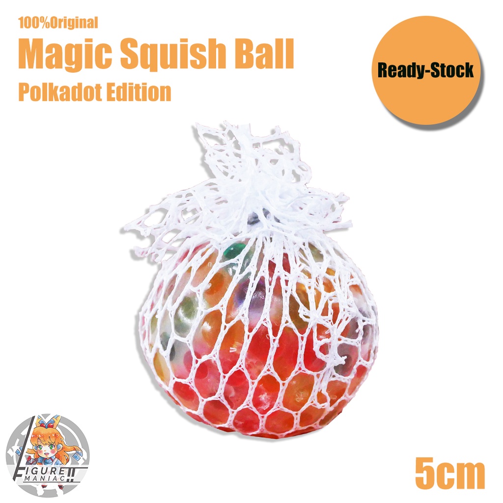 Mainan Anak - Magic Squishy Ball Polkadot Edition 5 Cm