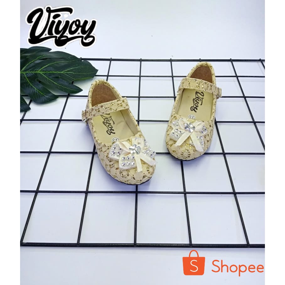 Viyoy_Galery Sepatu Anak Balet Bruket Pita Flatshoes Anak Perempuan Lucu 22-35 Terbaru