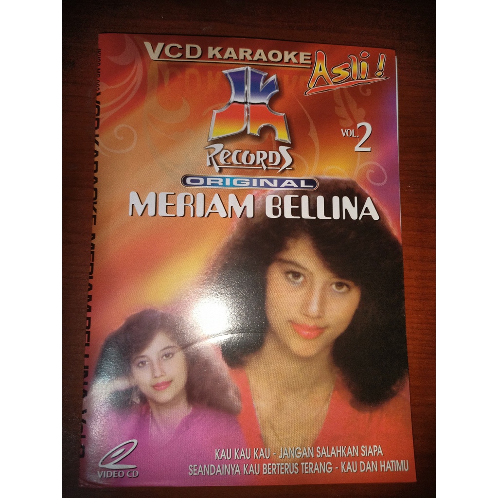 VCD ORIGINAL ALBUM BEST OF MARIAM BELINA VOL.2 Prod. JK Records