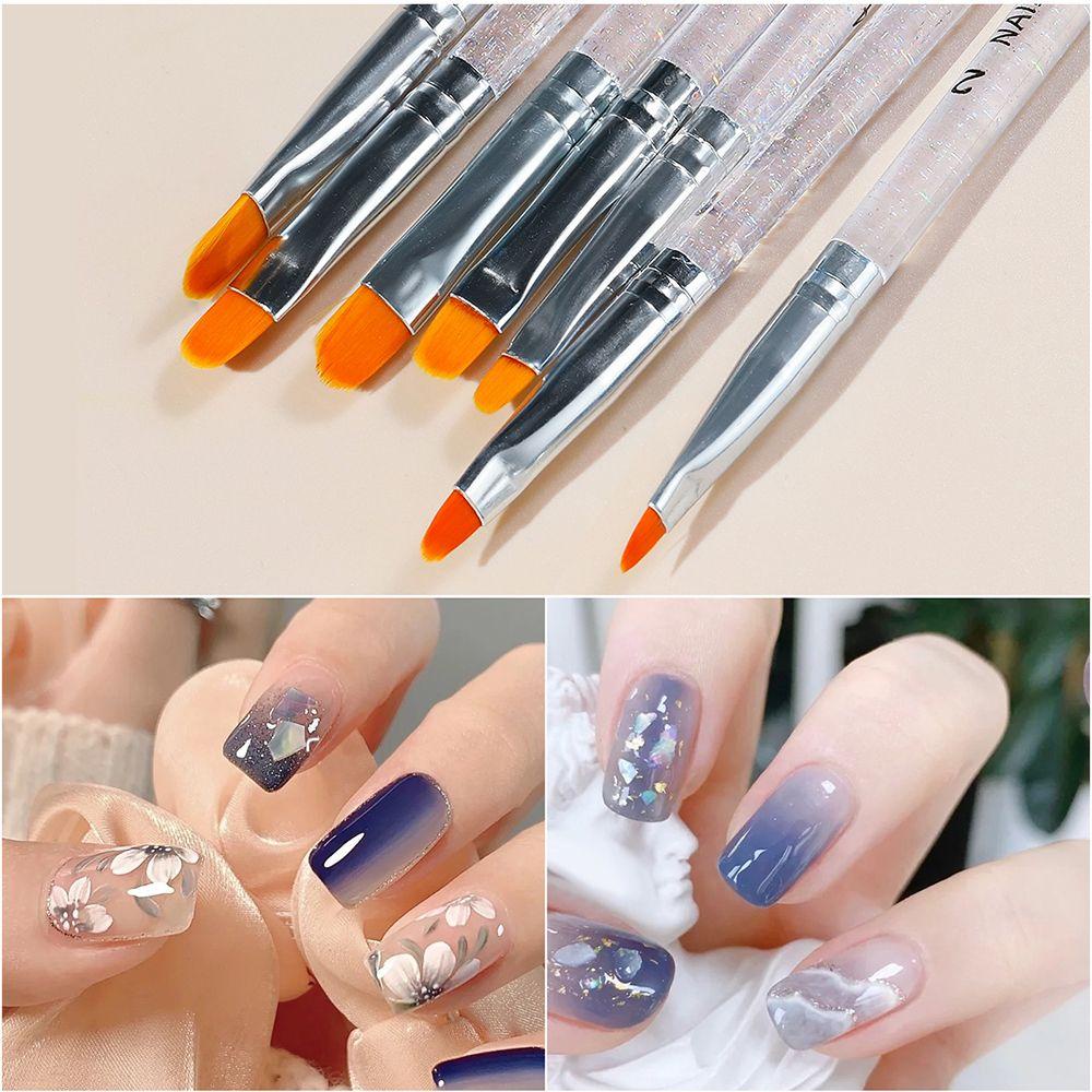 Solighter 1PC Nail Liner Painting Pen Acrylic Nail Art Brush Set Detailing Gambar