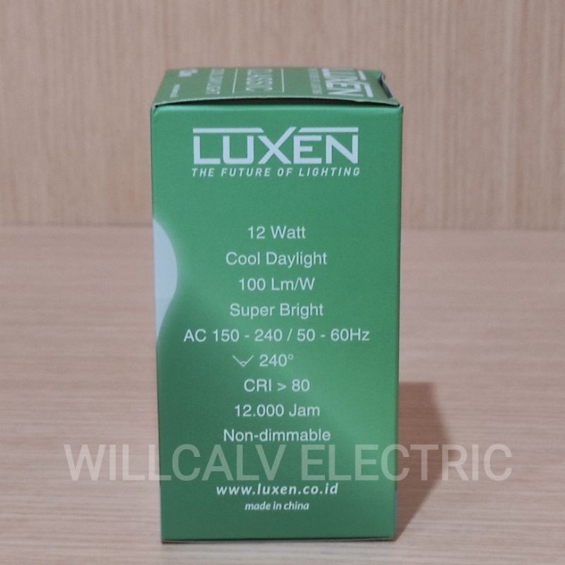 LAMPU LED LUXEN CLASSIC 12W 12 WATT CAHAYA PUTIH 6500K / LAMPU LUXEN CLASSIC BULB 12W 12 WATT CAHAYA PUTIH 6500K