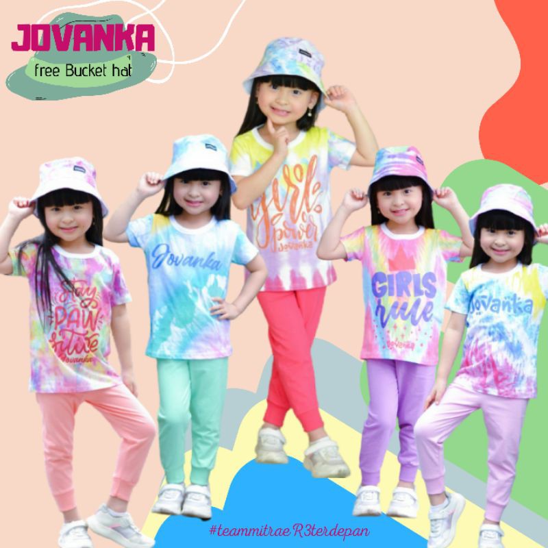 galerieR3 JOVANKA SETELAN TIE DYE FREE BUCKET HAT