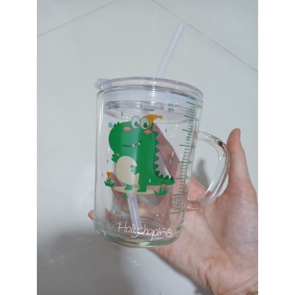 Mug gelas tumbler/Mug +sedotan/gelas Susu anak