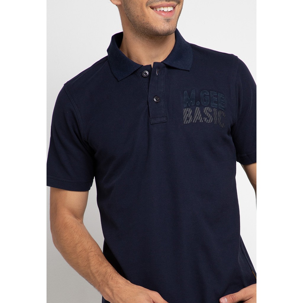 Kaos Polo Asli MGee 3451C Duke Navy