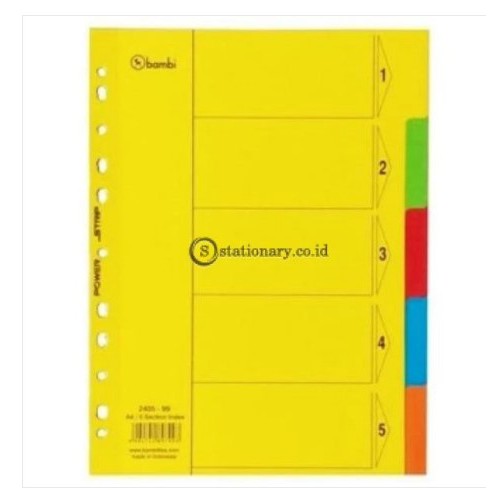 

Bambi Index Divider Paper A4 5 Warna #2405