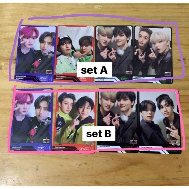 trading card tc oddinary odd minsung set lee know han jisung seungbin jeongbin chanlix chanjeong seu
