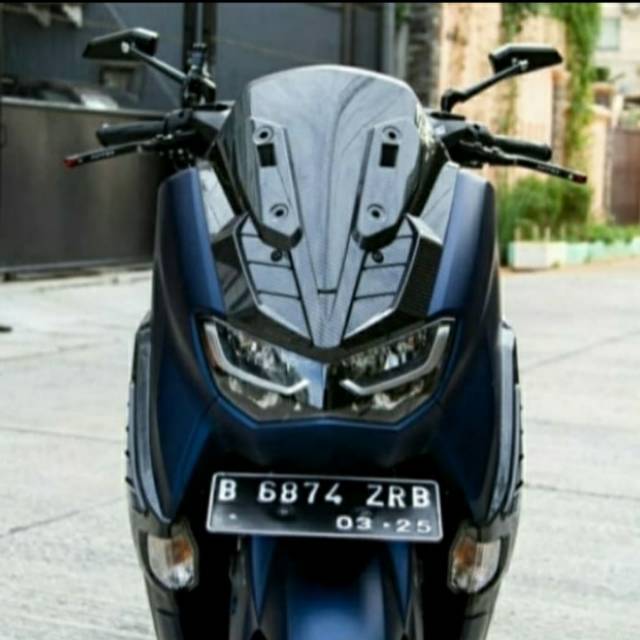 Cover tutup dasi dada depan carbon new nmax 2020-2022