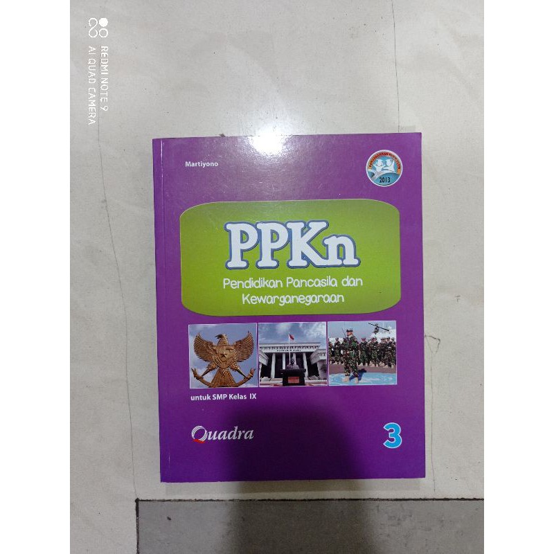 NEW Buku PPKn Kelas 9 Revisi Quadra