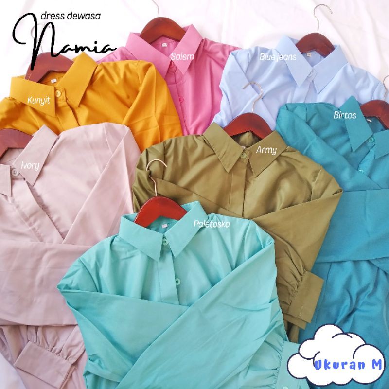 GAMIS / DRESS WANITA DEWASA BAHAN TOYOBO PREMIUM
