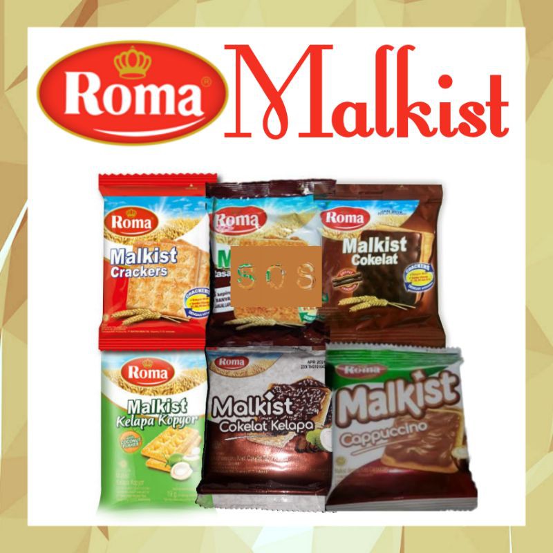 

《OS3》 Roma Malkist renceng all varian semua rasa satu harga