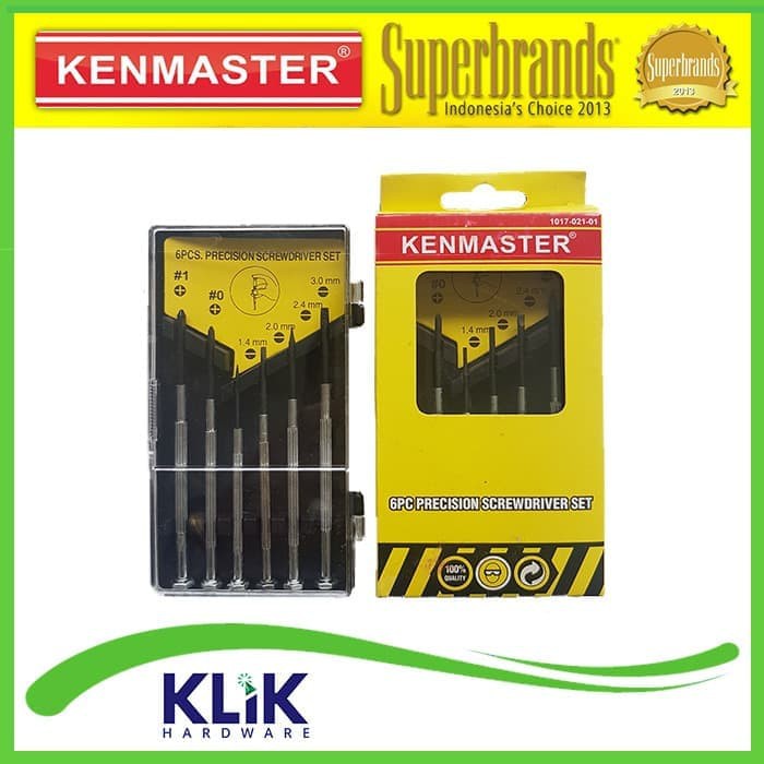 Kenmaster Obeng Jam Kacamata Set 6 Pcs Mini Kecil