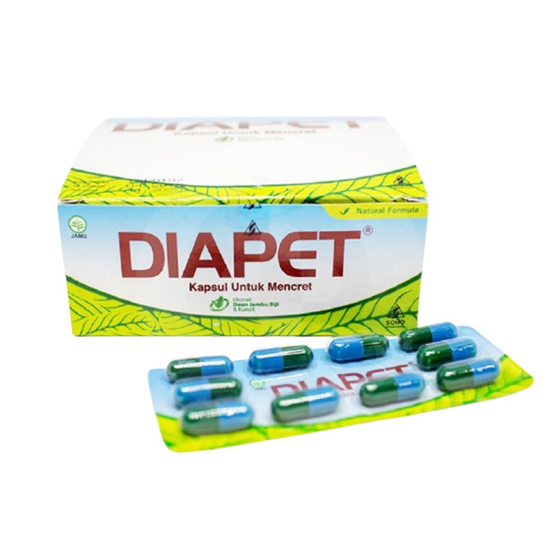 [ECER] Diapet Untuk Diare 1 Strip Isi 10 Kapsul