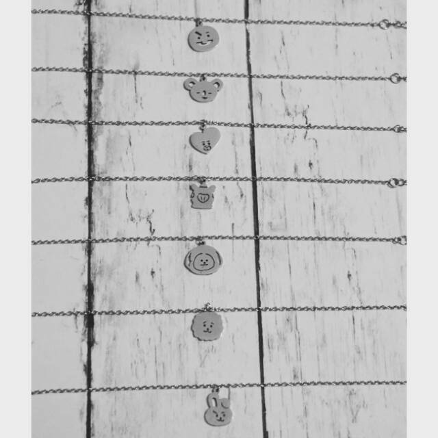 Kalung Rantai BT21 | BT21 Necklace Stainless