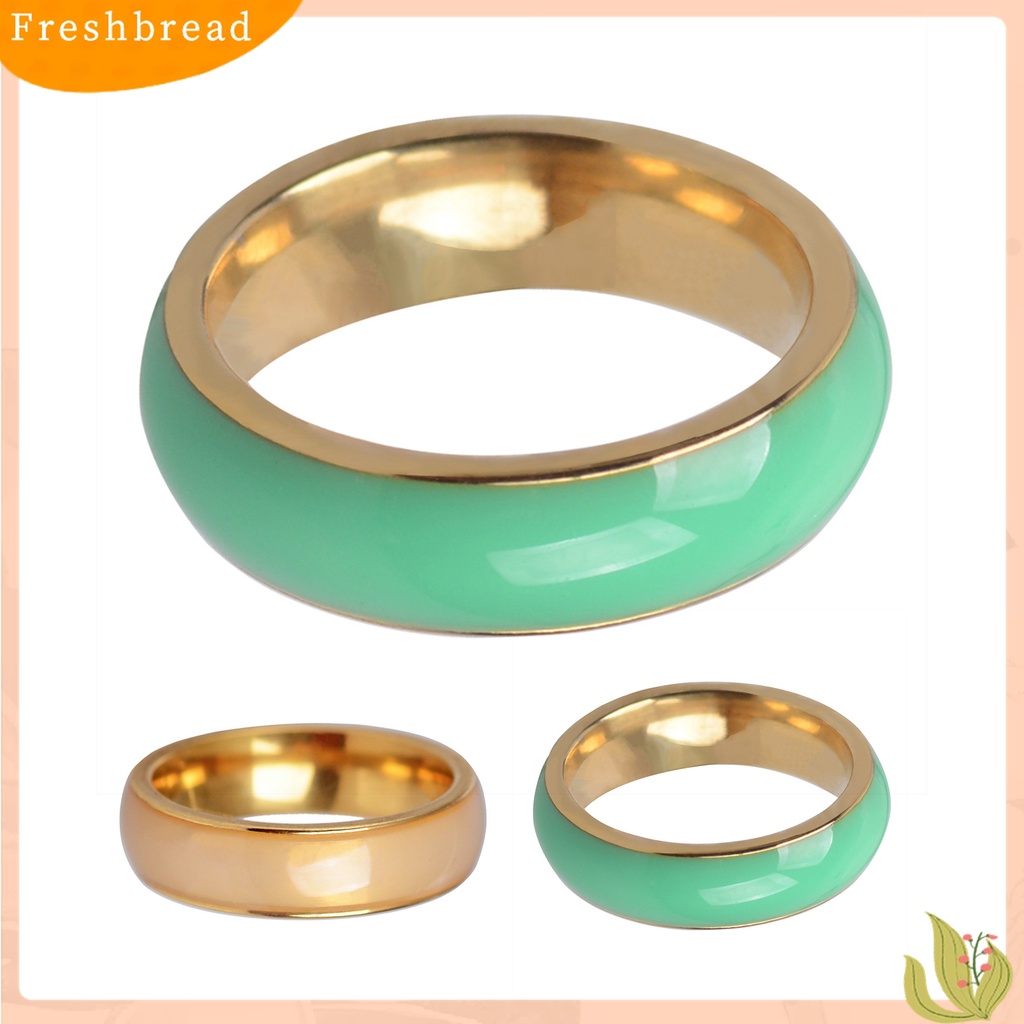 [TERLARIS]Simple Green Faux Jade Men Finger Ring Engagement Party Jewelry Accessory Gift