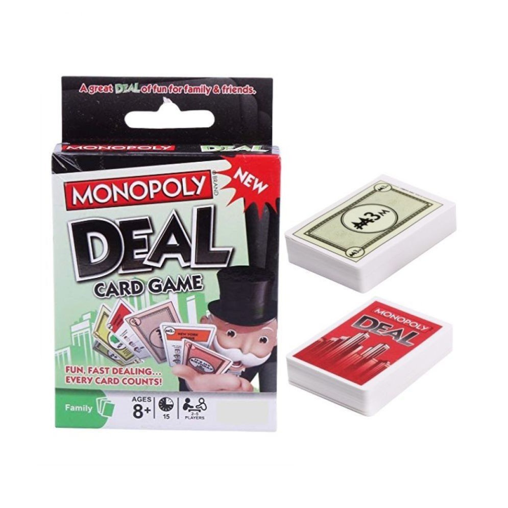 Monopoly Deal Card Game / Mainan Monopoli Anak