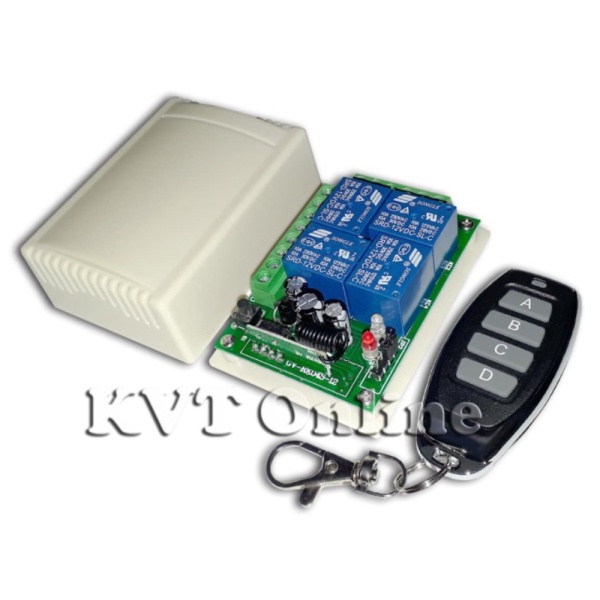 Paling Laris Wireless Relay 4CH GV-RK04S-12  AK-J027-4 KVT shopee