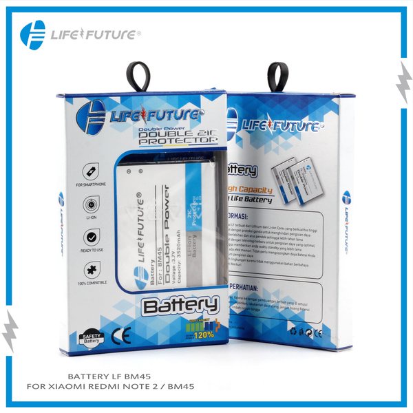 Baterai Xiaomi Redmi Note 2 / Baterai Xiaomi BM 45 / Baterai LF BM45