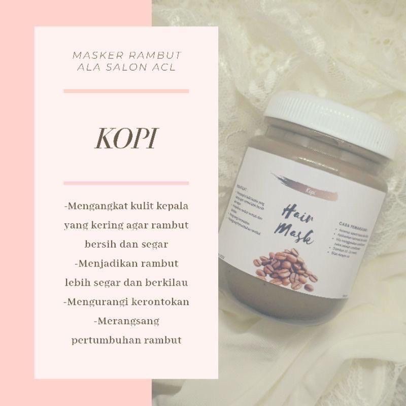 Hair Mask Creambath Masker Rambut Murah Ala Salon BPOM by ACL 200ml