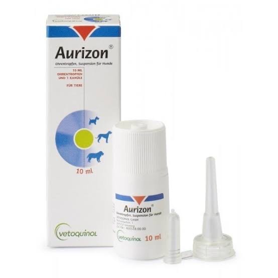 Obat Anjing - Aurizon 10Ml Obat Tetes Telinga Anjing