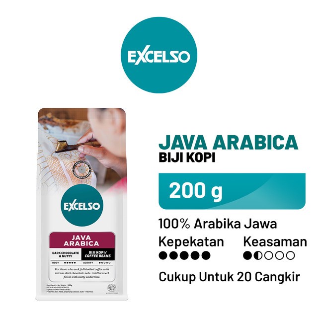 

EXCELSO Java Arabica - Biji Kopi 200 gr