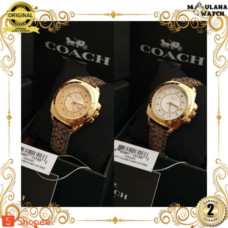 JAM TANGAN PRIA WANITA | RANTAI | KULIT | KARET | MURAH | WANITA COACH KULIT ORI