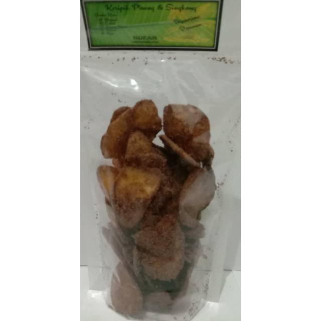 

Keripik pisang rasa coklat choco