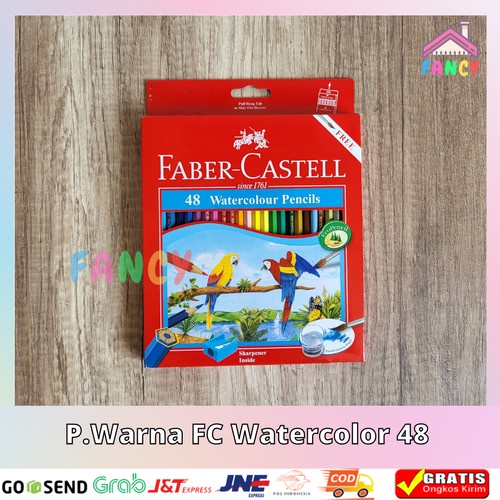 

Pensil Warna Faber-Castell Watercolour Pencil set 48L