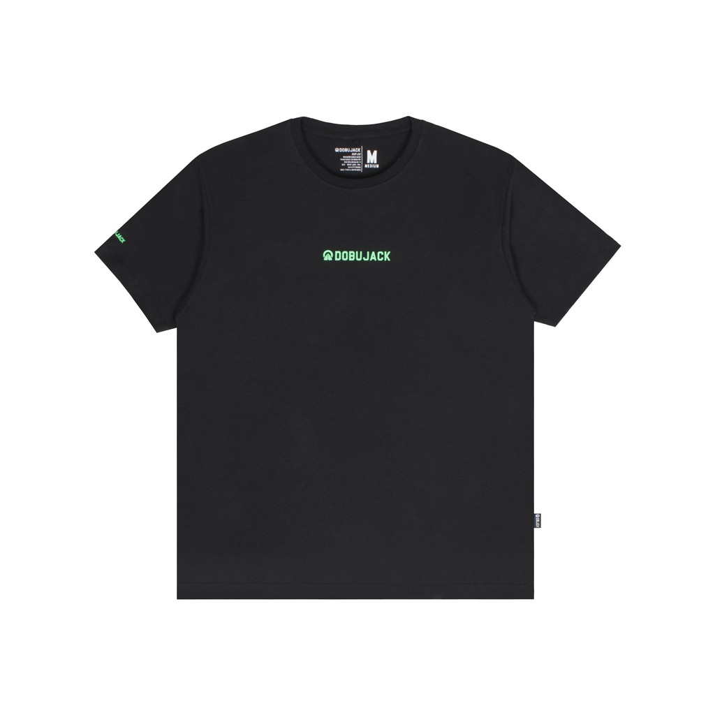 

Dobujack Tshirt Little Logo Green Black Tees