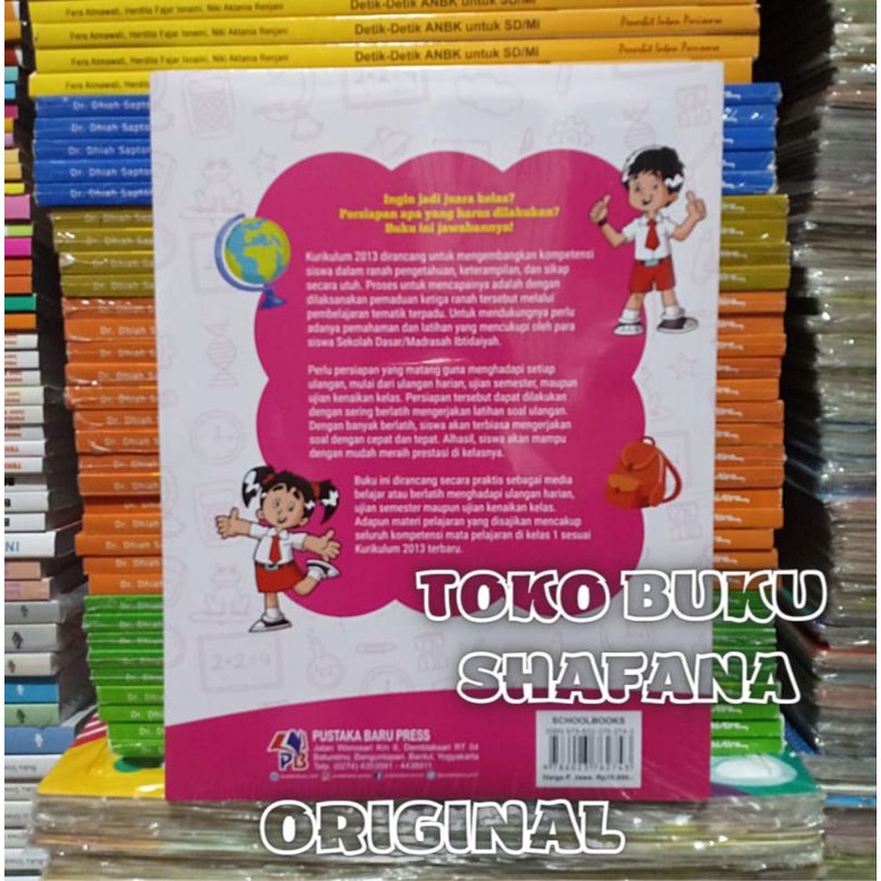 Buku Cerdas Ulangan Harian Tematik Kelas 1 SD/MI Kurikulum 2013 Pustaka Baru Press