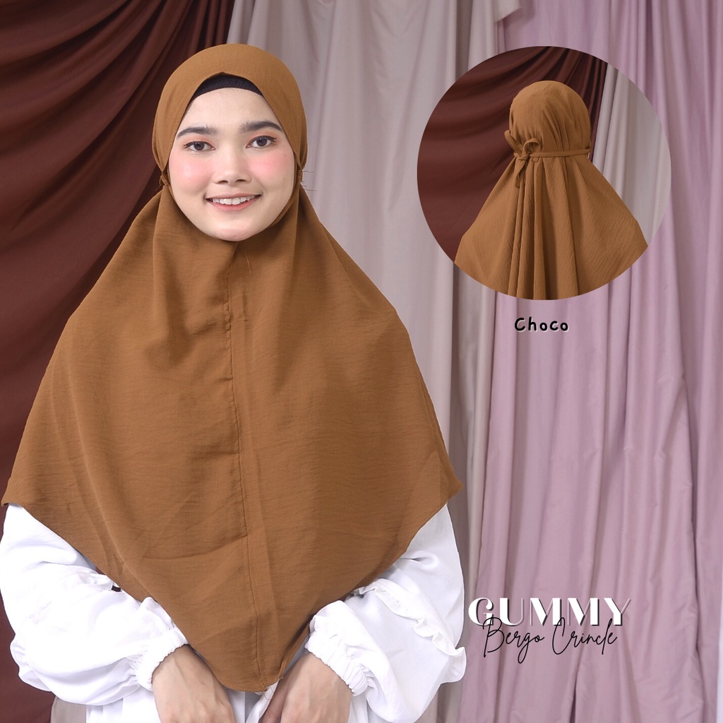 Bergo Crincle/ Gummy Bergo Instan Crincle-choco