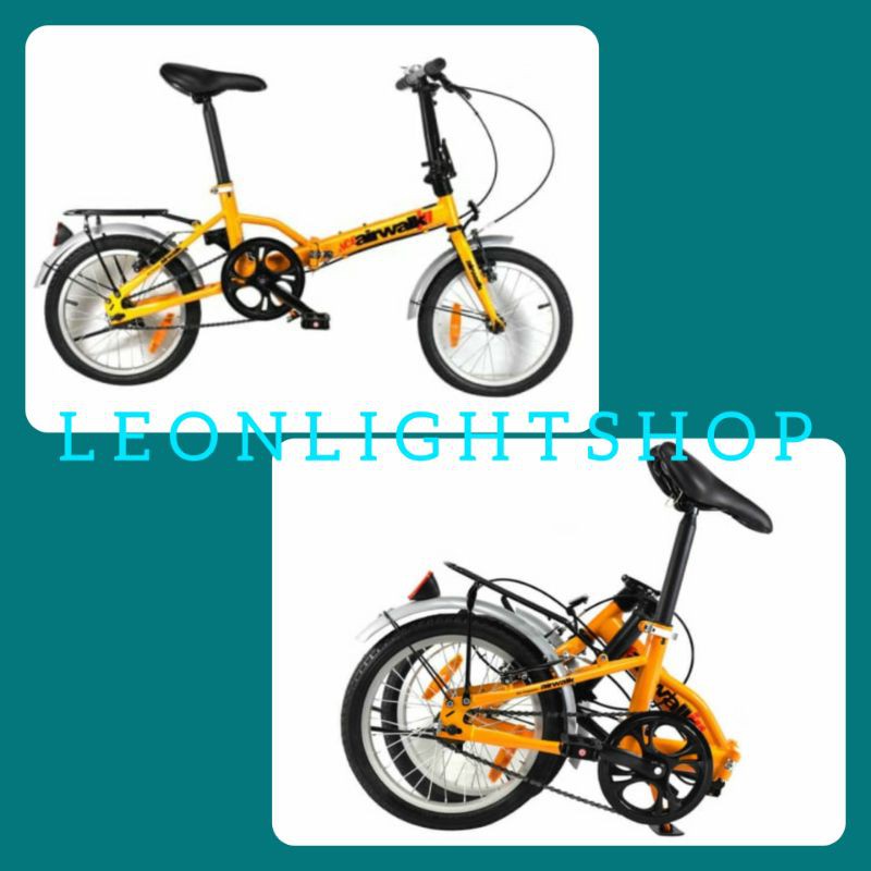 ACE AIRWALK SEPEDA LIPAT 16 INCI 1 SPEED/FOLDING BIKE/ FDB AIRWALK JEDI 16 INCI/SEPEDA LIPAT MURAH