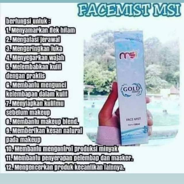 Face mist MSI
