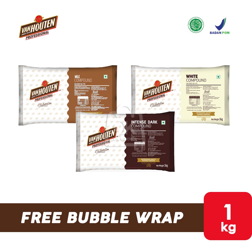 Van Houten Coklat Compound Block / Coklat Batang (1kg)