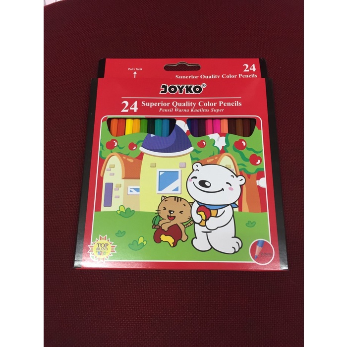 

WARNAPENSIL- PENSIL WARNA JOYKO 24 WARNA -PENSIL WARNA