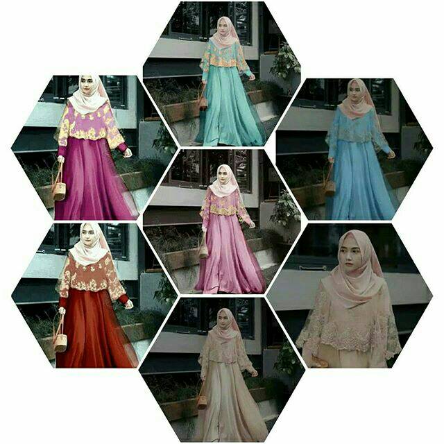 MAXI PRINCESS GLAMOUR / MAXI BRUKAT / DRESS MUSLIM