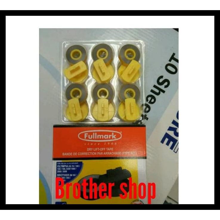 

GRATIS ! JUAL ERASER PENGHAPUS CORECTION TAPE MESIN TIK BROTHER GX 6750 8250