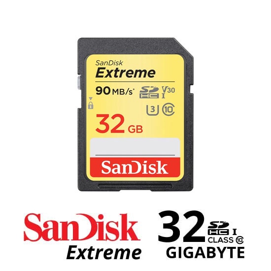 C_  SANDISK SD CARD EXTREME 32GB 90MB/S - SDCARD EXTREME 32 GB 90 MBPS