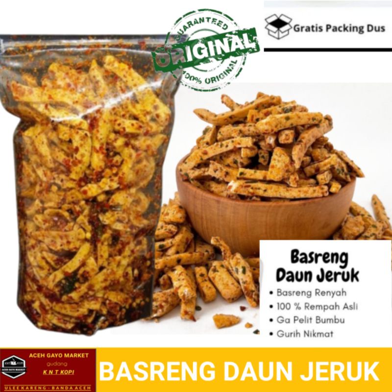 

BASRENG PEDAS DAUN JERUK 100gram.OLEH OLEH CEMILAN MAKANAN KHAS ACEH ASLI BAKSO GORENG KEKINIAN.Produk dari tanah RENCONG ACEH ASLI.