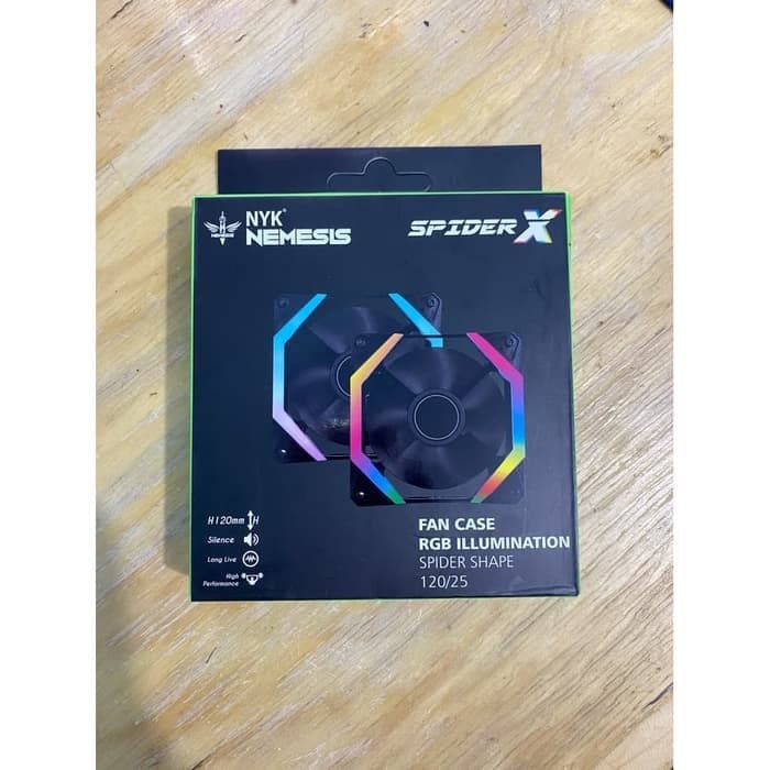 FAN Casing Gaming NYK NEMESIS SPIDER X RGB 12Cm