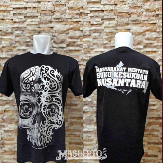Kaos Original Masberto Kingdom/Masyarakat Bertato Suku Kesukuan Nusantara