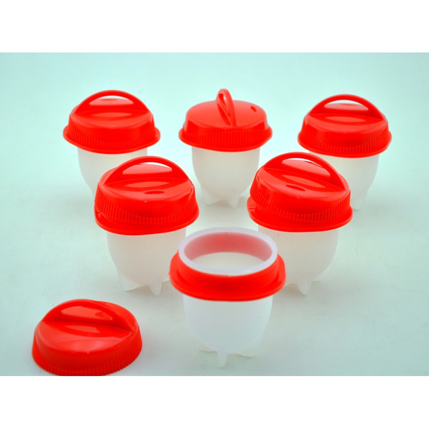 Silicone Egg Boil Cetakan Telur Rebus Dengan Topping - 0369