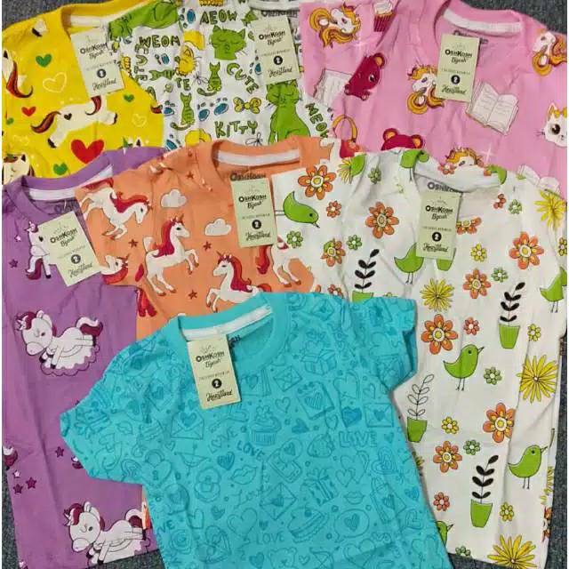 Bisa pilih motif Kaos Full Print Anak perempuan OshKosh B'Gosh