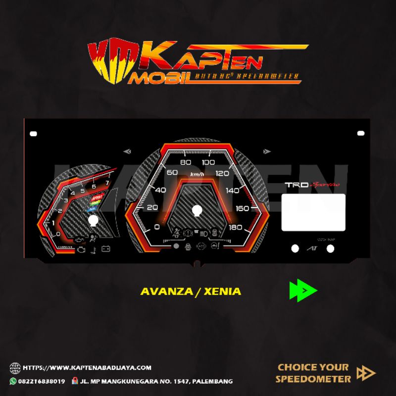 Custom Panel Speedometer Mobil Grand Avanza Keren