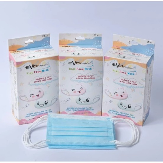 Masker Evo Anak Medis 3ply Evo plusmed Kids