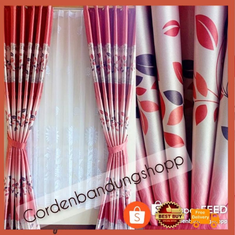 Gorden Jendela Pintu Kamar Rumah Murah Terbaru  Mewah Elegan